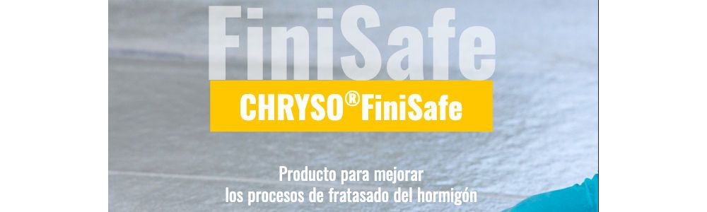 Aditivo CHRYSO®Finisafe desarrollado para favorecer de operaciones de regleado y fratasado del hormigón y mortero