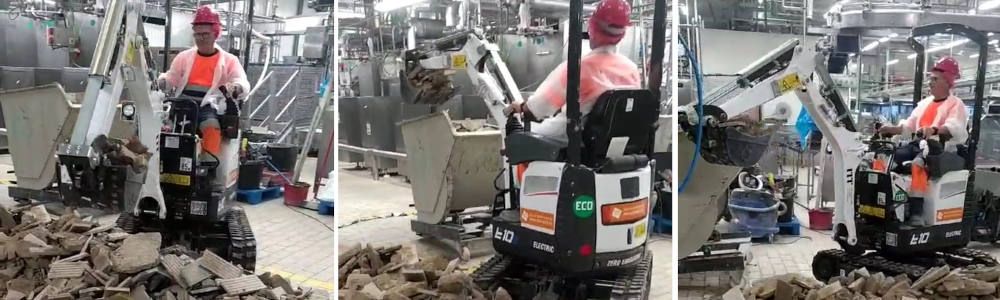 Bobcat entrega la primera miniexcavadora eléctrica en España a ToolQuick Alquiler