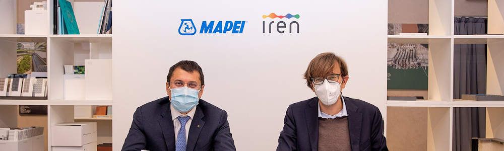 Acuerdo de economía circular entre las empresas Mapei e Iren para reutilizar polímeros reciclados