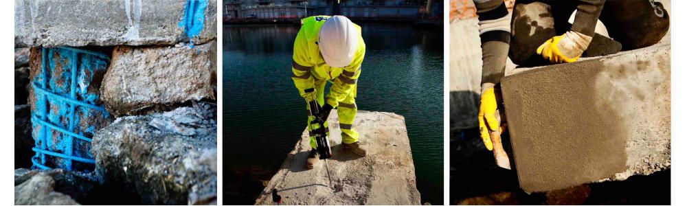 Reparación de hormigón y protección de la zona de amarres del Puerto deportivo de Platja d’Aro | Mapei