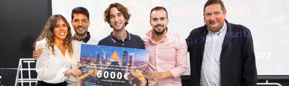 Alumnos de la Universidad Politécnica de Valencia ganan los Premios Prontuario SIKA Hackathon