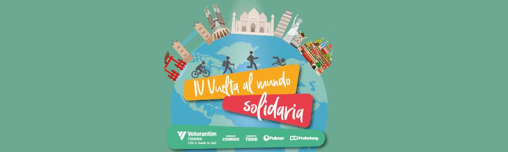 Vuelta al mundo solidaria: Votorantim Cimentos dona 2.000 euros para luchar contra la ELA