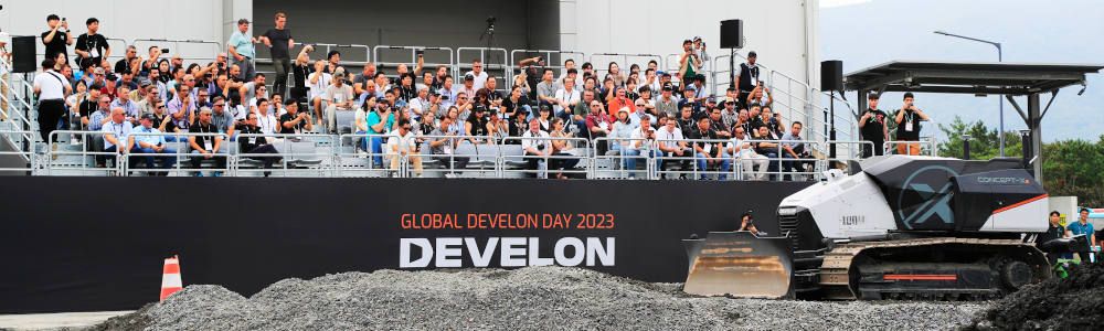 Gran éxito de la primera visita a Corea del Global Develon Day para clientes