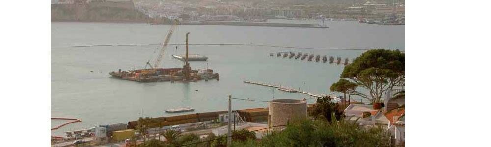 Productos para el hormigón: Ampliación del puerto de Ibiza