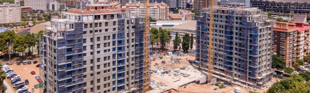 Obra de Mapei: Viviendas Maestro Rodrigo Garden Valencia