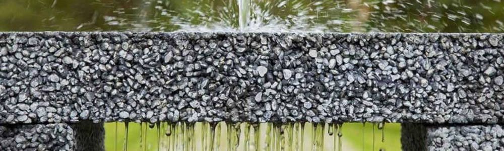 Hormigón permeable para pavimentos