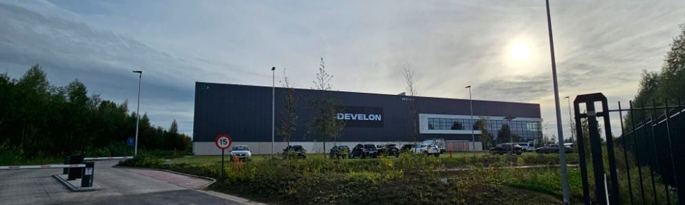 Nuevo centro de distribución de piezas de Develon en Belgica