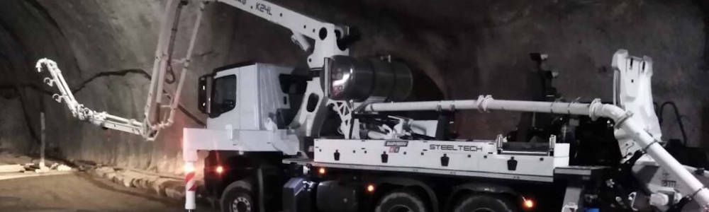 Bomba de hormigón CIFA – BARYSERV BS, modelo K24L de la gama STEELTECH