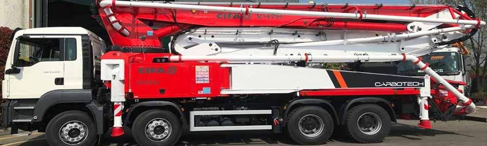 Bomba de Hormigón CIFA K47H CARBOTECH