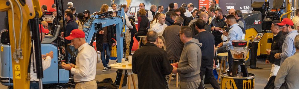 Stand Sany Iberia - Putzmeister en Smopyc 2023