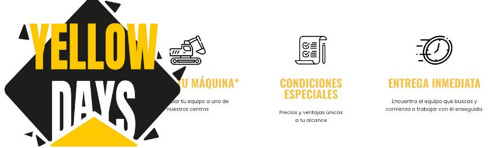 Finanzauto relanza su campaña 'Yellow Days', con condiciones especiales en Máquinas Cat®