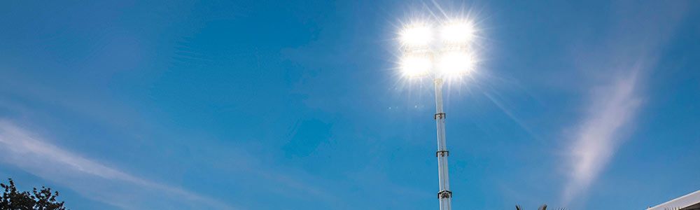 Atlas Copco presenta una torre de iluminación LED ultra silenciosa diseñada para ser vista y no para ser oída