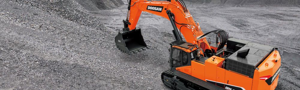 Excavadora de orugas Doosan Fase V de 100 toneladas DX1000LC-7