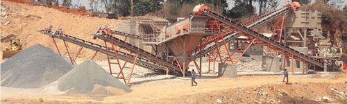 Planta de Caes - Constmach ﻿para la reducción y cribado de un material granítico altamente abrasivo