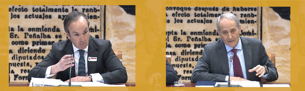 Carlos Reinoso y Mauricio García de Quevedo de la Alianza por la Competividad de la Industria Española