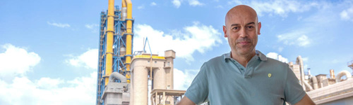 Pablo Viedma, director de la fábrica de cemento de Málaga