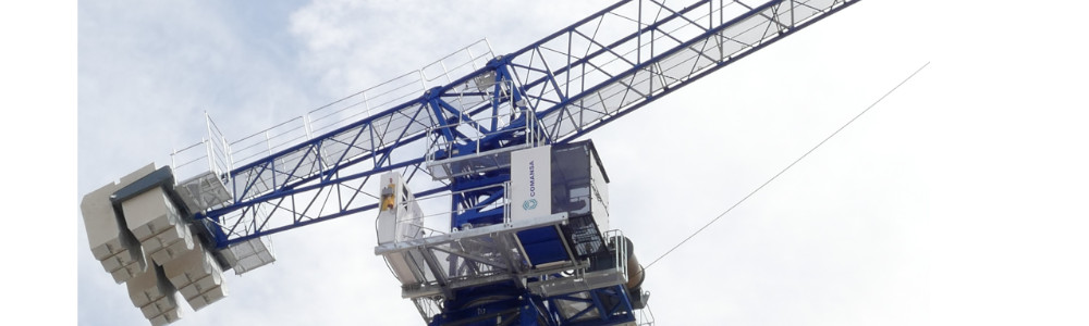 Grúa abatible hidráulica LCH300 de Comansa