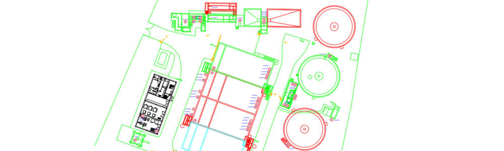 Plano de ampliación de la depuradora de Palazuelos de Eresma