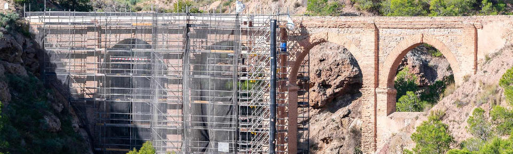 Consolidación y restauración del Acueducto de Cinco Ojos