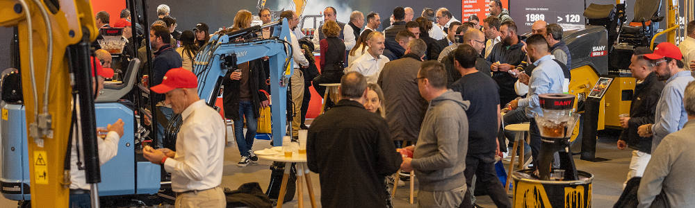 Stand Sany Iberia - Putzmeister en Smopyc 2023