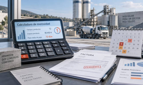 ANEFHOP pone cifras al coste de la morosidad para las empresas de hormigón preparado