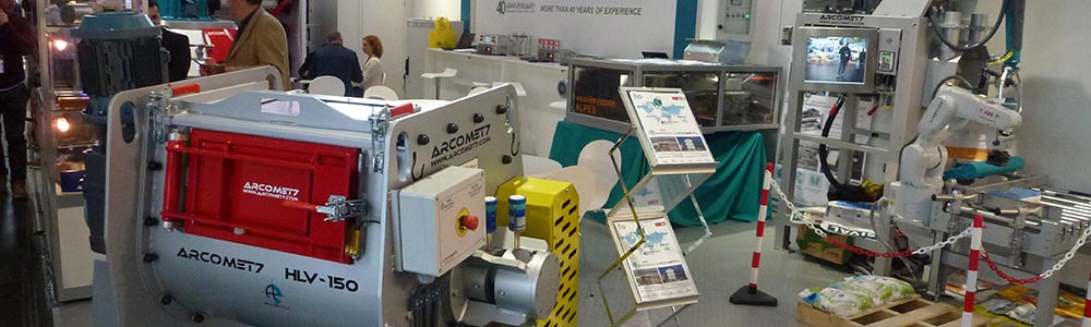 Arco Electrónica y Arco Met7 presentaron en Bauma la mezcladora MDE2S