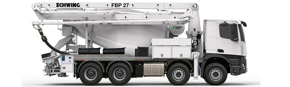 Autohormigonera con bomba FBNP 27 de Schwing-Steeter