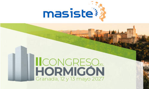 Masiste participará con stand propio en el II Congreso del Hormigón 2027