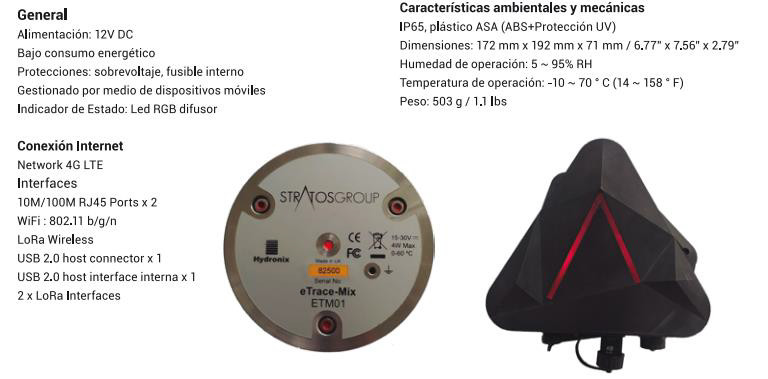 eTrace Especificaciobes Técnicas
