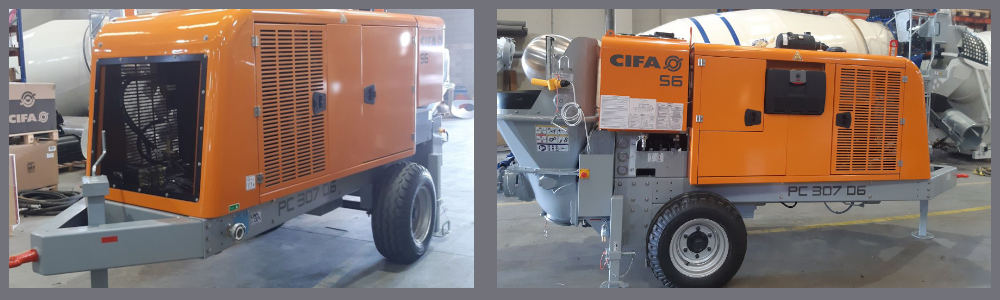 Bomba estacionaria CIFA PC307 de BARYSERV BS