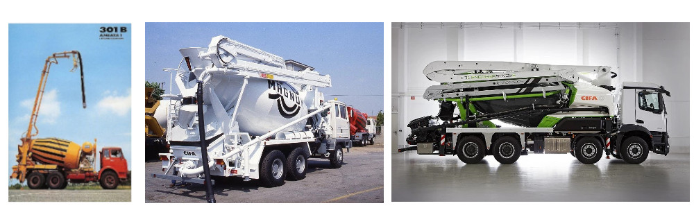 Evolución Camiones Hormigonera CIFA