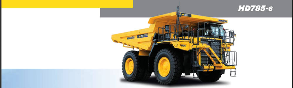 Dúmper rígido Komatsu HD785-8