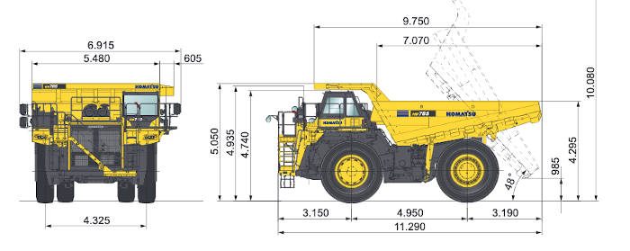 Dúmper rígido Komatsu HD785-8