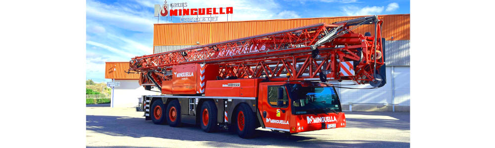 Grúas Minguella invierte en la grúa Liebherr MK 88-4.1