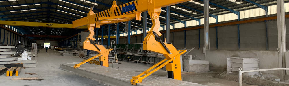 Sistema de Elevación de Losas Alveolares de PN PRECAST