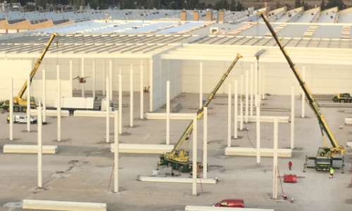 Según informa ANDECE el consumo de prefabricados de hormigón sube un seis por ciento hasta octubre