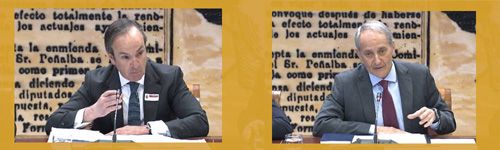 Carlos Reinoso y Mauricio García de Quevedo de la Alianza por la Competividad de la Industria Española