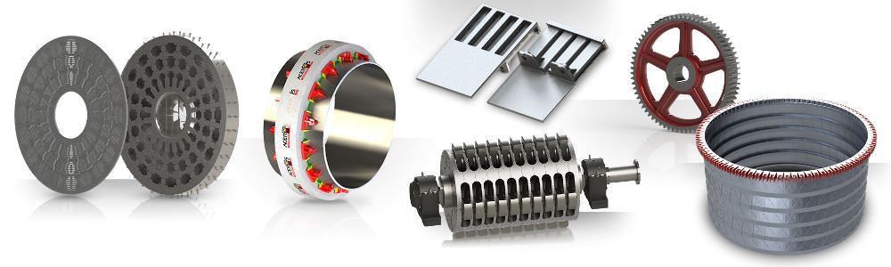 Respuestos y piezas de desgaste para plantas de Cemento de Aceros y Suministros