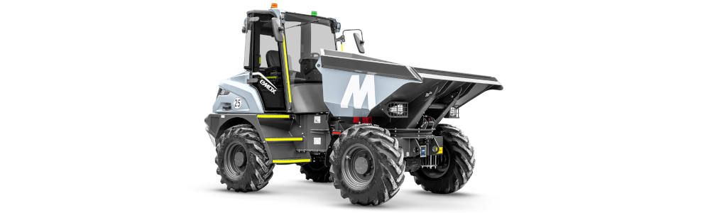 Mecalac: eMDX, el primer dúmper de 6 toneladas 100% eléctrico
