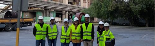 Visita Fábrica Cemento Lafarge en Sagunto