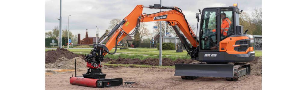 Miniexcavadoras de 6 toneladas de Fase V de DEVELON