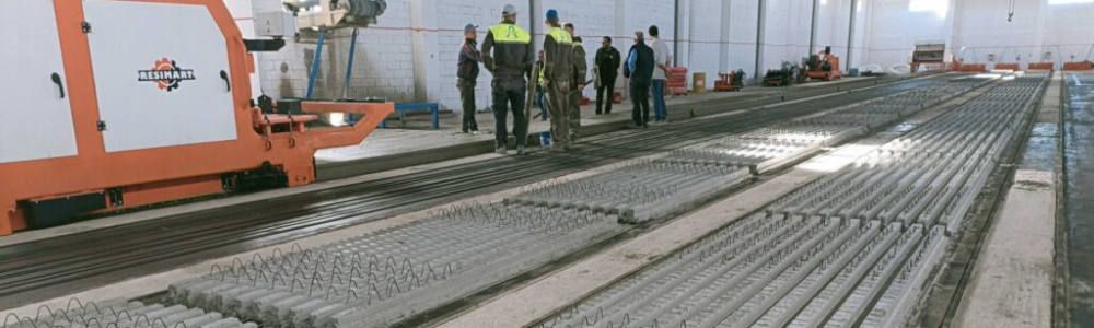Pistas de Resimart de Fábrica de prefabricados para pretensados de hormigón
