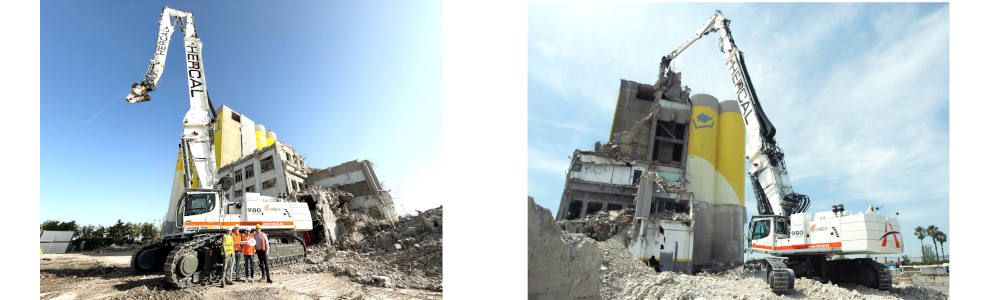 Hercal, pioneros en adquirir la excavadora de demolición más grande de la Península Ibérica: Liebherr R 980 Demolition