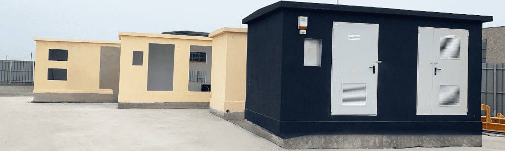 Molde 3D para la producción de casetas transformadoras prefabricadas de hormigón de Moldtech