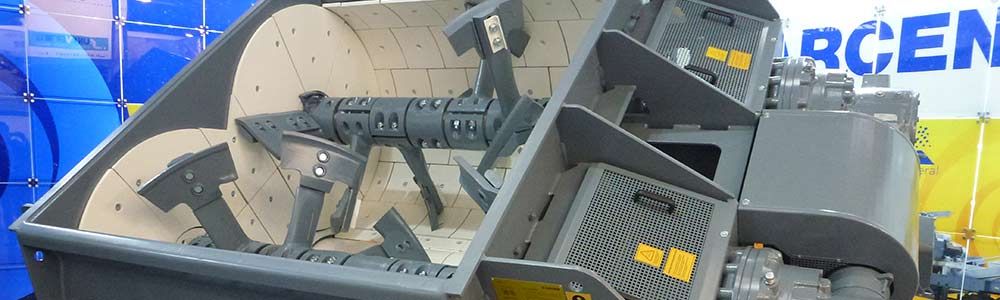 Mezcladora Arcen de doble eje MDE de gran capacidad mostrada en Bauma 2019