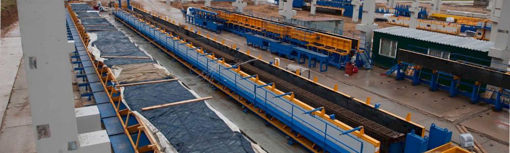 Instalación Prefabricados de Hormigón de Bianchi Casseforme