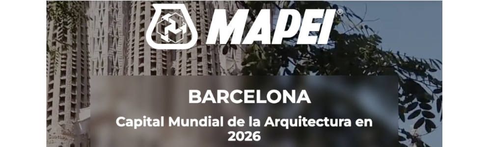 Mapei impulsa cuatro iniciativas en Barcelona Capital Mundial de la Arquitectura 2026