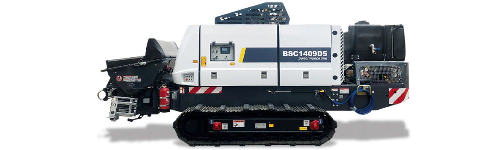 BSC 1409 D5 Performance line, la nueva bomba de hormigón sobre orugas de Putzmeister