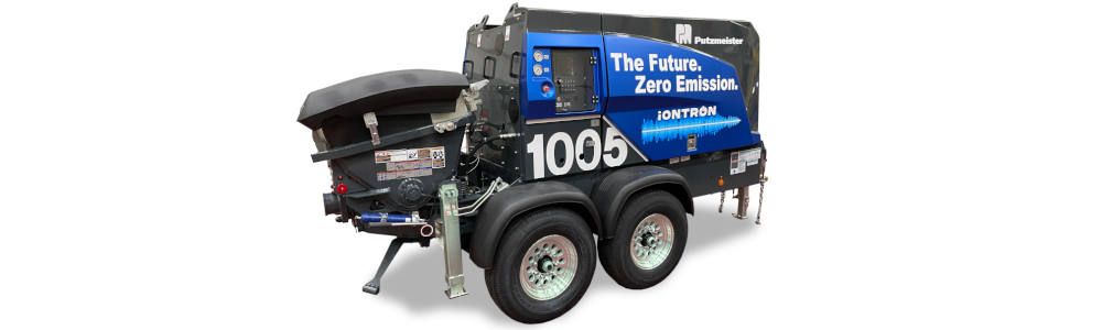 Bomba de hormigón estacionaria BSA 1005 iONTRON de Putzmeister