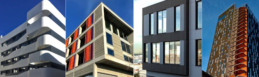 Ejemplo de Viviendas en altura industrializadas